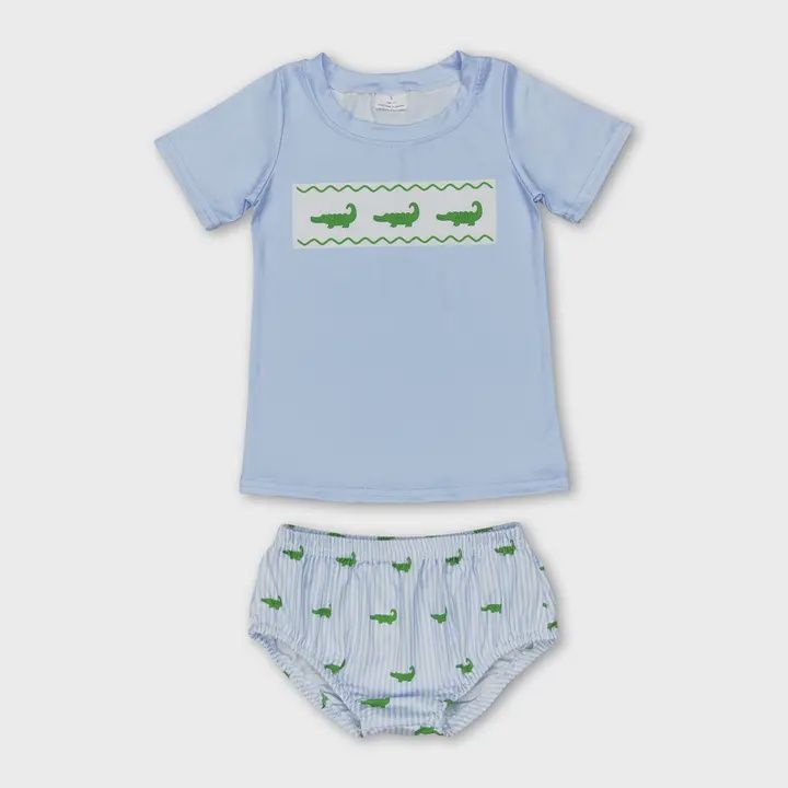Crocodile Boys Diaper Set