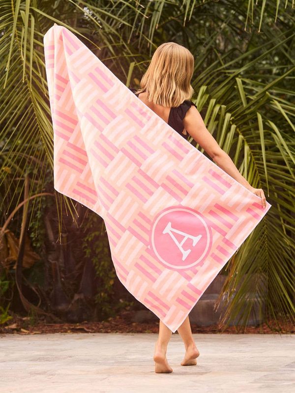 Initial Beach Towel