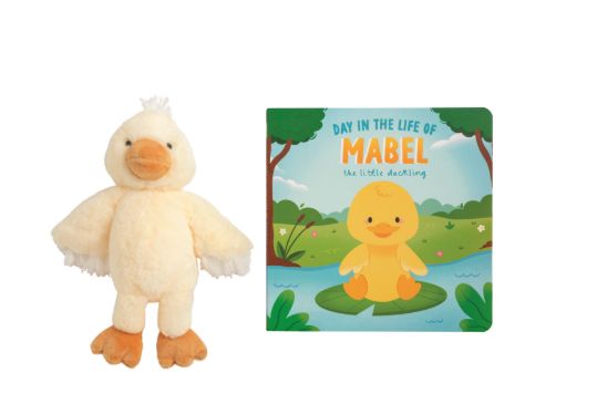 Mabel Book Set with Plush Duckling