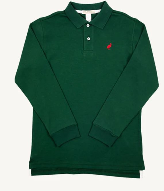 Prim &amp; Proper LS Polo- Grier Green