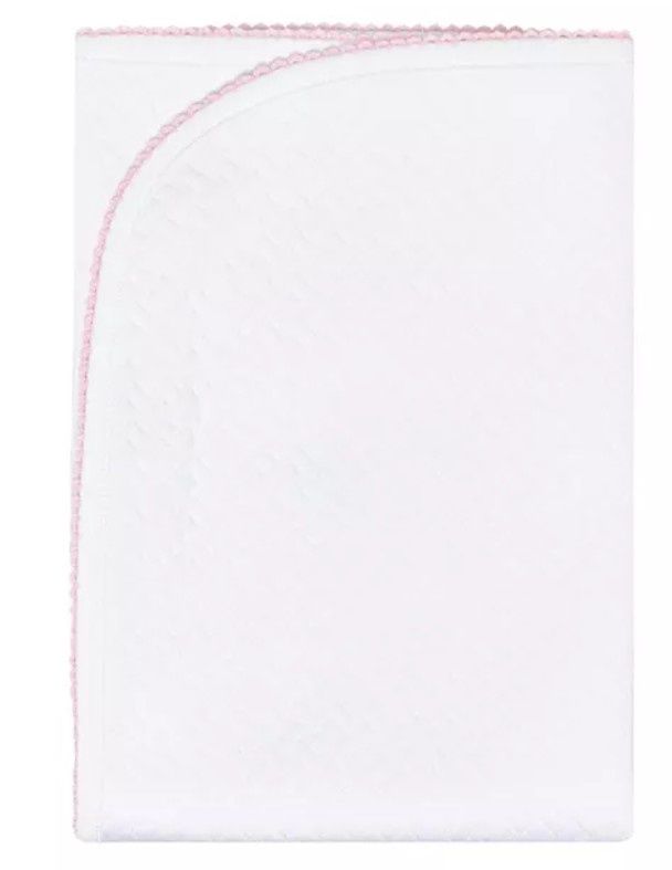 Pink Picot Trim Blanket