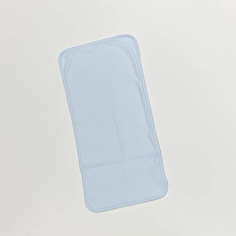 Blue Blank Burp Cloth