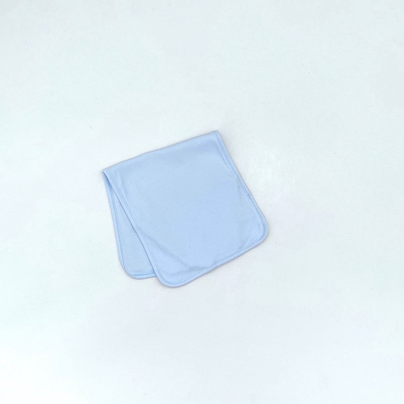 Blue Blank Burp Cloth