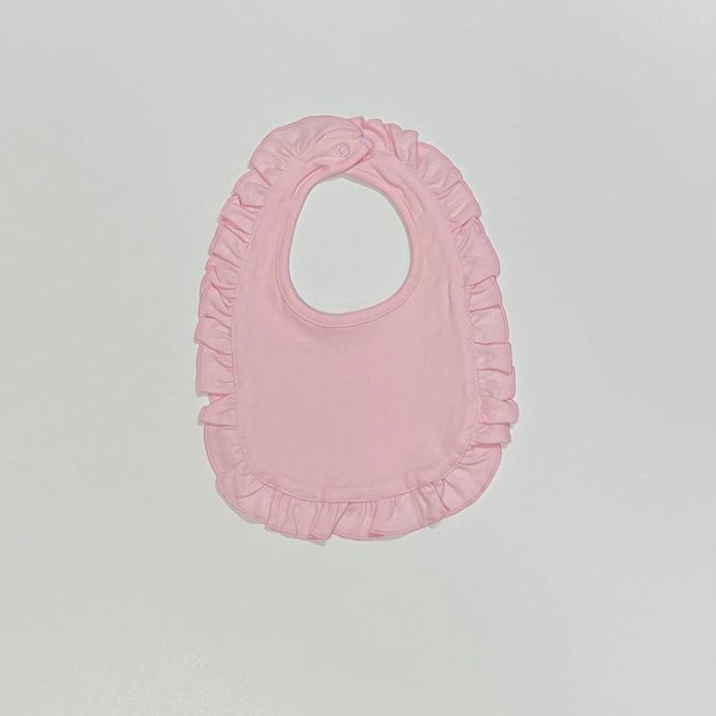 Pink Ruffle Bib