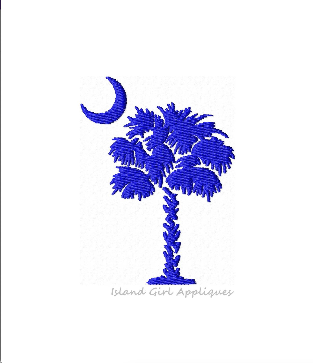 Palmetto Tree Mini Embroidery