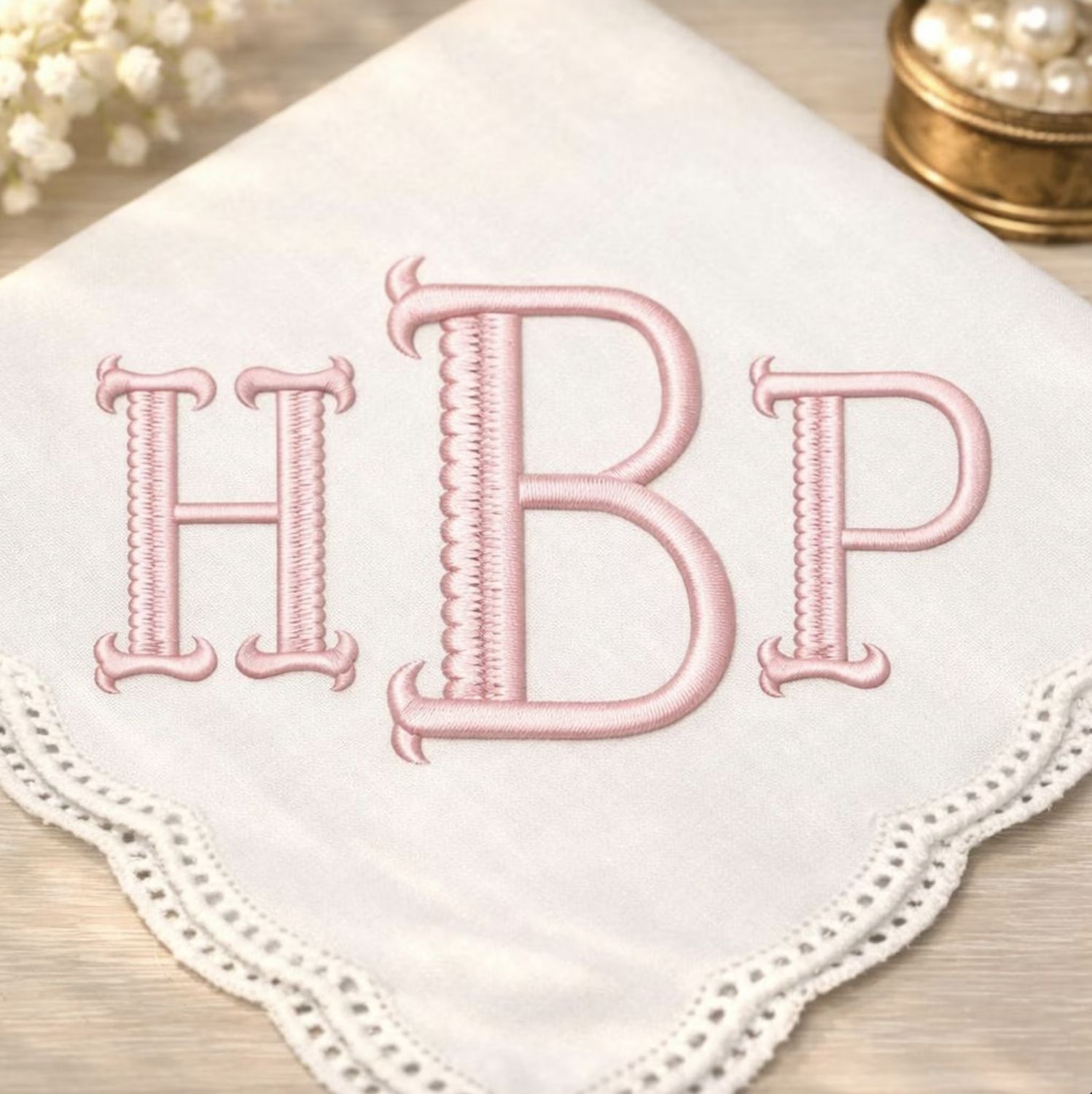 Monogram Embroidery Font