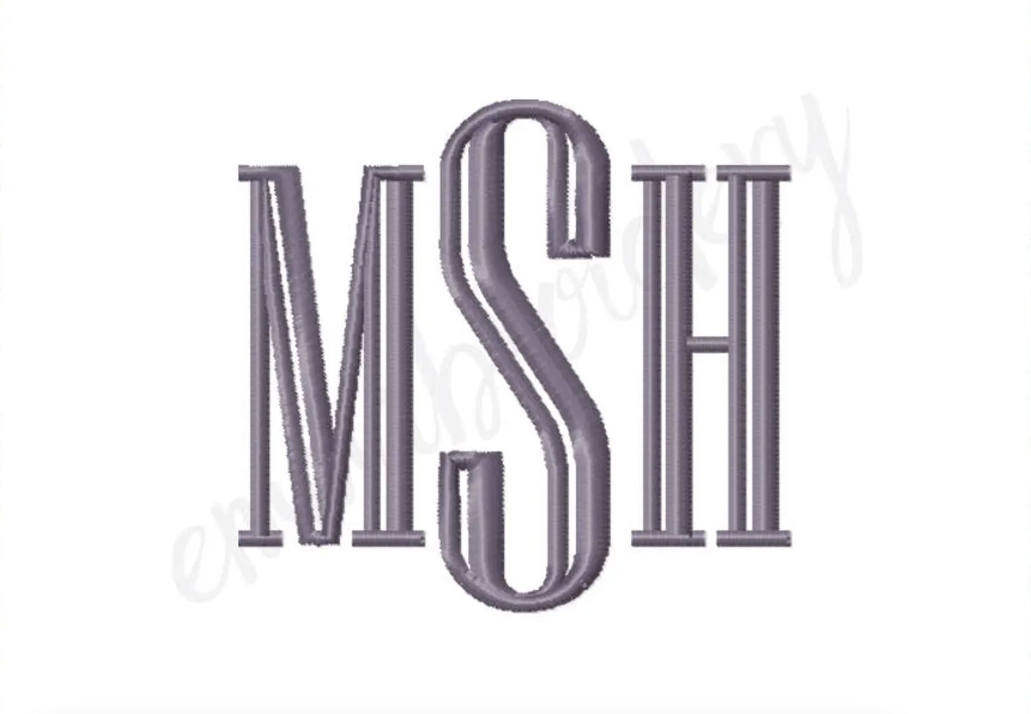 Engraved Monogram