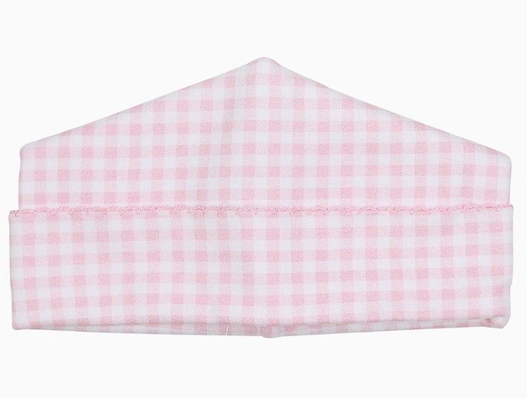 Pink Mini Check Baby Hat