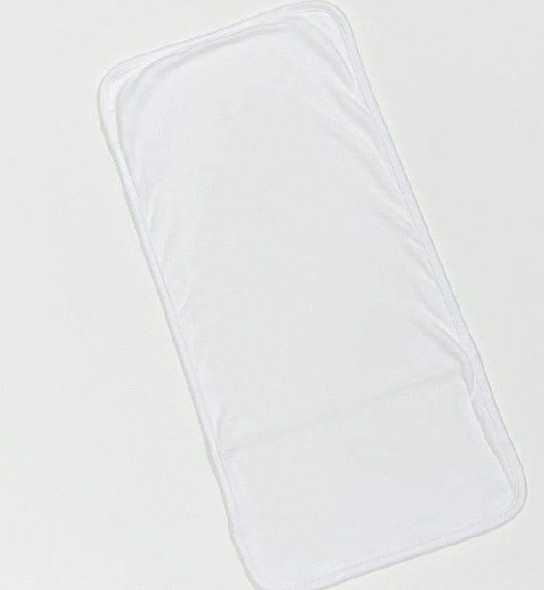 White Blank Burp Cloth