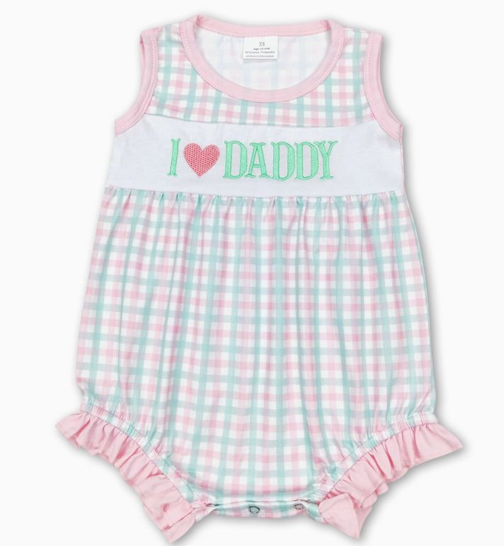 I Love Daddy Girls Bubble