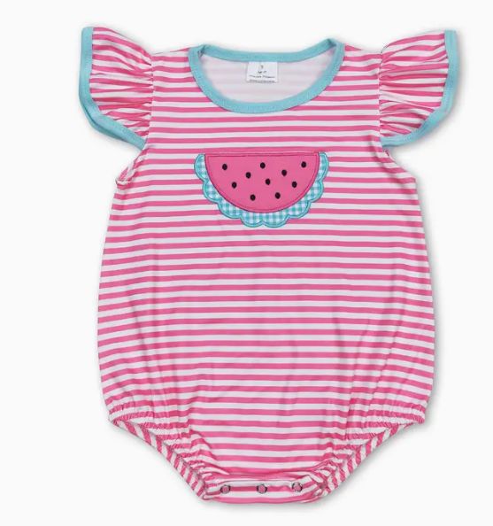 Watermelon Applique Bubble