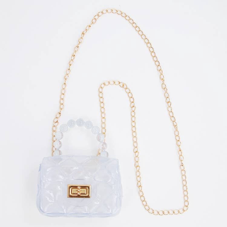 Clear Jelly Purse: Clear