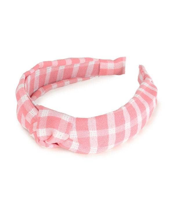 Top Knot Headband: Coral
