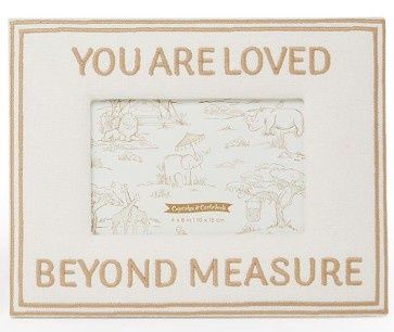 Khaki Loved Beyond Measure 4x6 Photo Frame