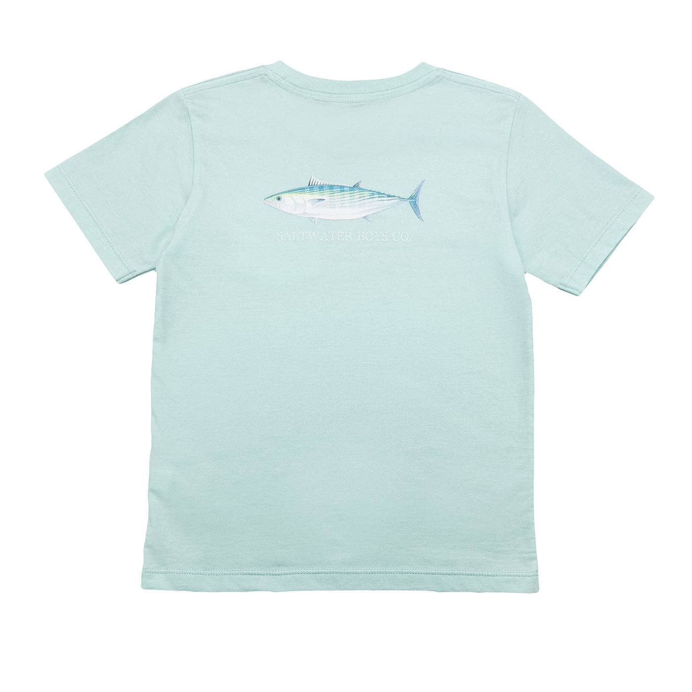 Atlantic Bonito Fish T-Shirt - Aqua