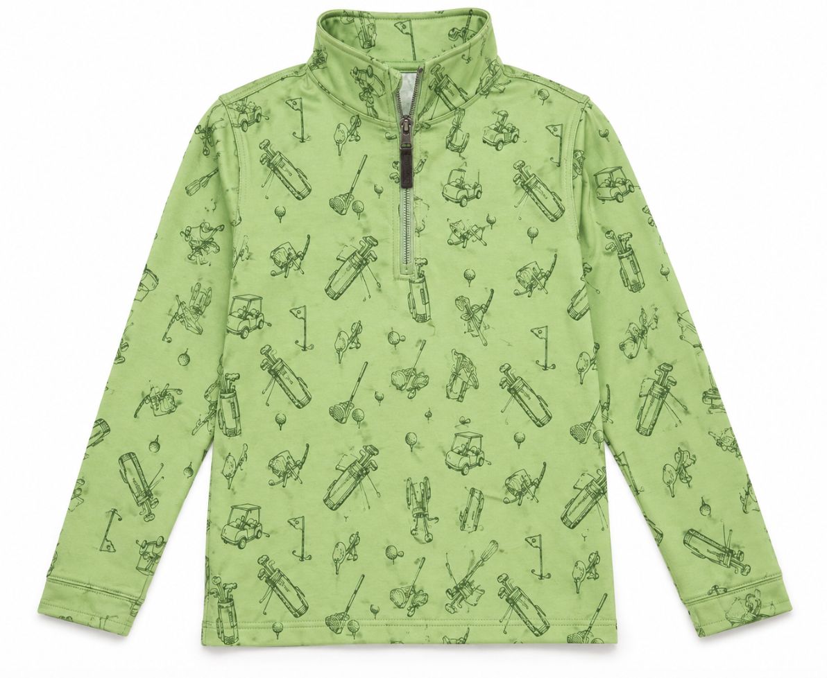 Golf Green Quarter Zip