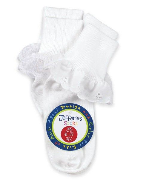 Jefferies Lace Eyelet Socks