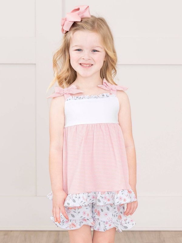 Blushing Bouquets Ruffle Outfit