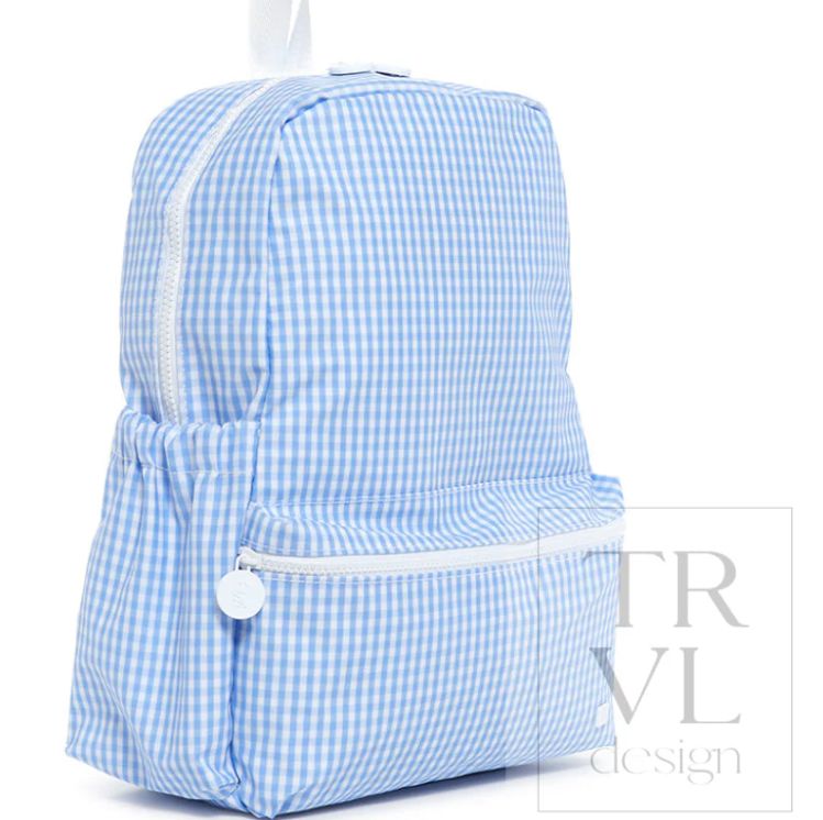 TRVL Gingham Mist Backpack