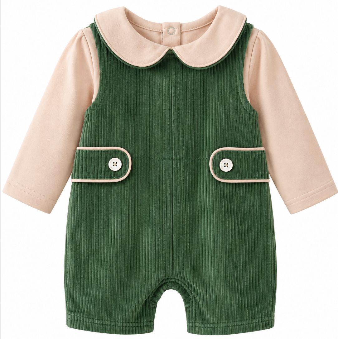 Green Cordouroy Longall w/PP