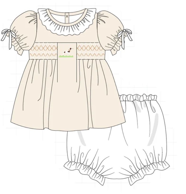 Hound Dress &amp; Bloomer Set