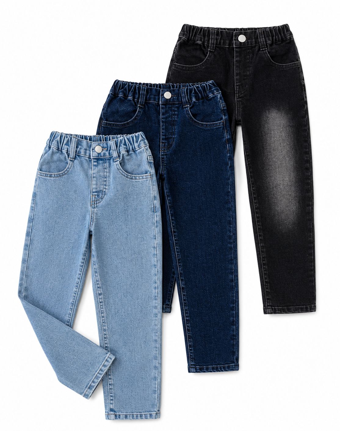 Elastic Waist Jeans