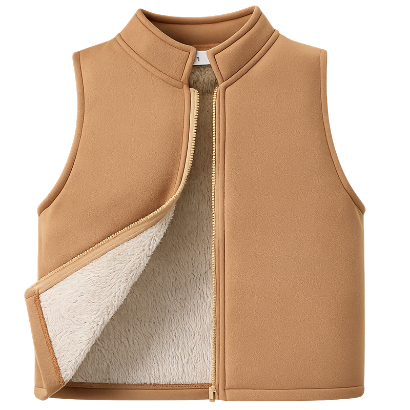 Camel Boys Fleece Vest