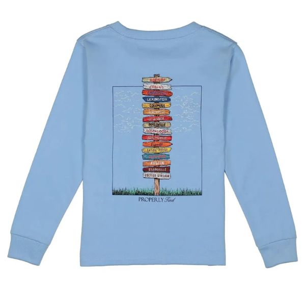 Properly Tied Southeastern Showdown LS Light Blue