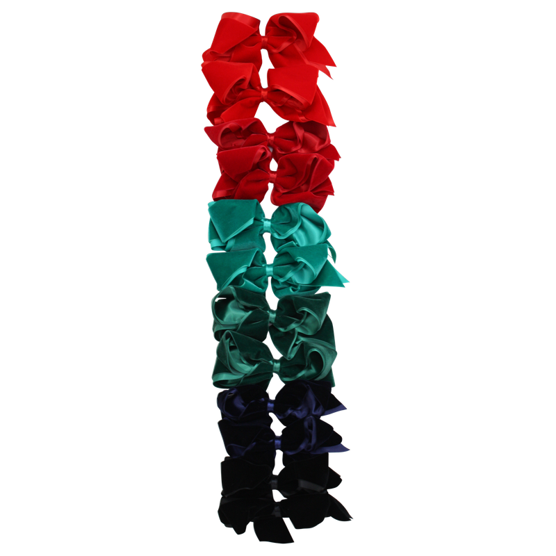 6 in. Velvet Hair bow