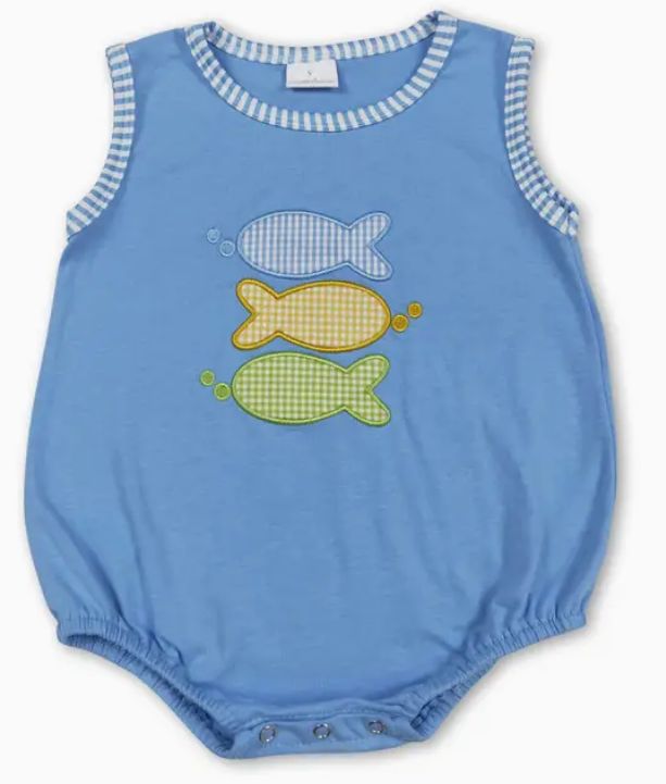Blue Fish Romper