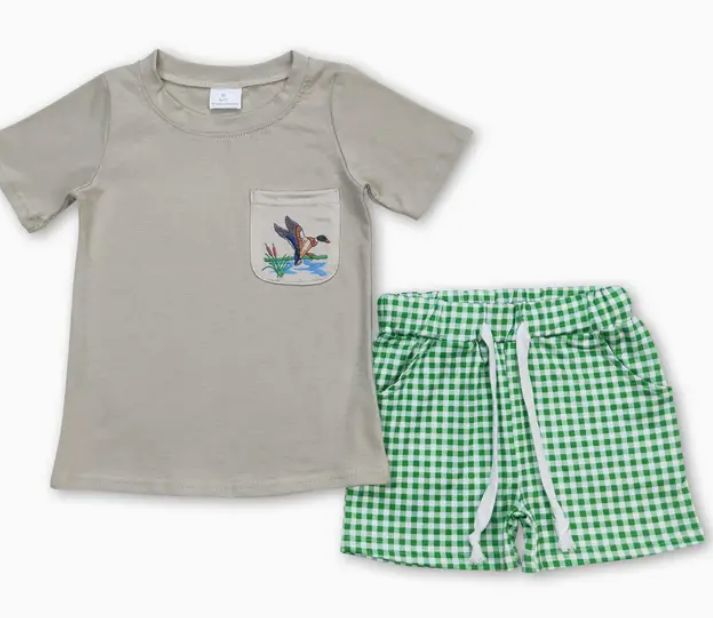 Mallard Pocket T Shirt Set