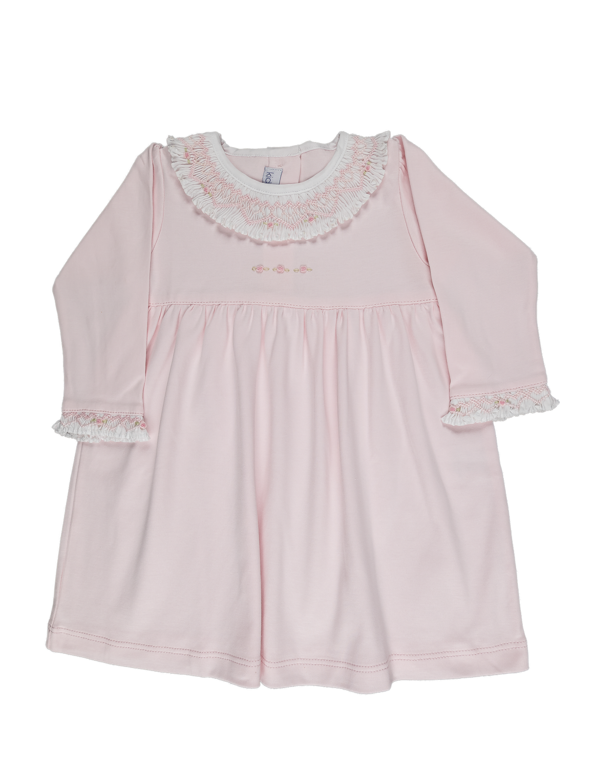 Baby Flower Girl  Long Sleeve Pima Dress