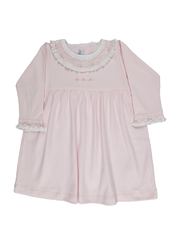 Baby Flower Girl  Long Sleeve Pima Dress