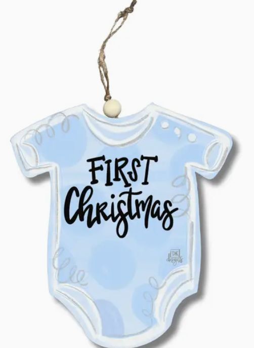 Baby Boy's First Christmas Ornament