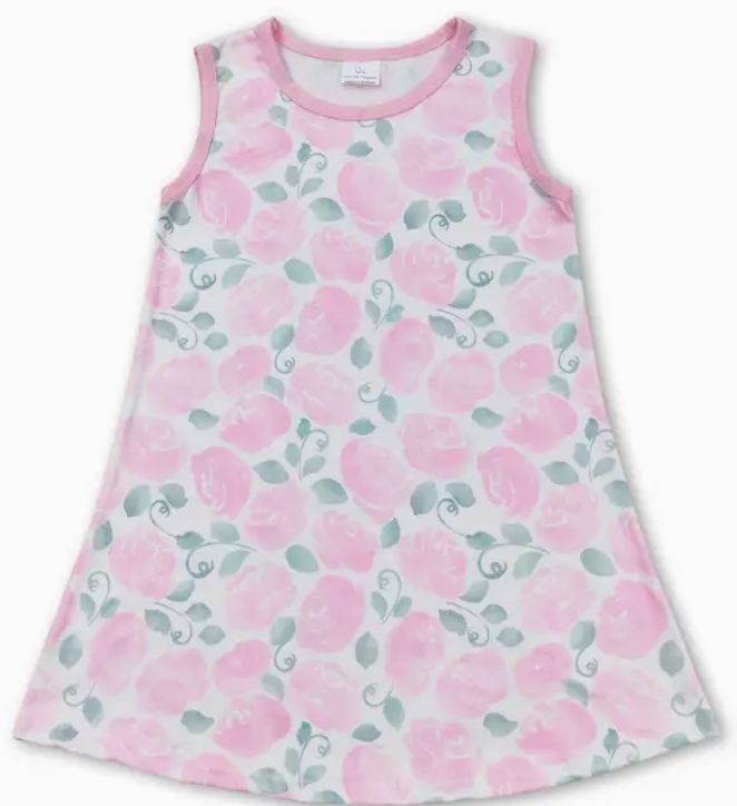 Sleeveless Peony Dress