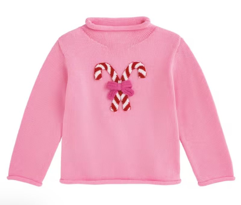 Candy Cane Rollneck Sweater