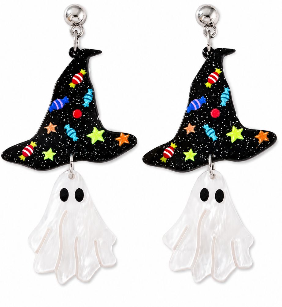 Dangle Ghost Earrings