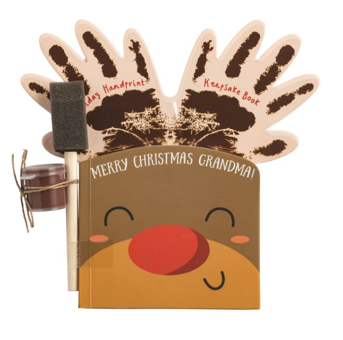 Christmas Handprint Books for Grandma
