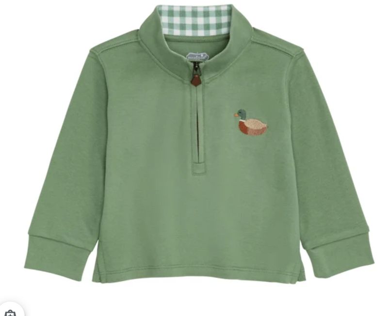 Green Mallard Quarter Zip