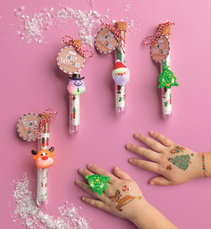 Jolly Tattoo &amp; Ring Holiday Set