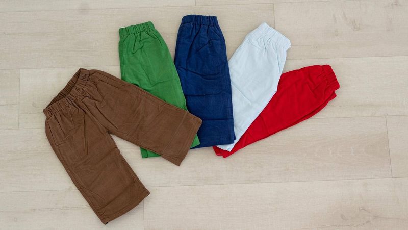 Baby Blue Classic Corduroy Pants