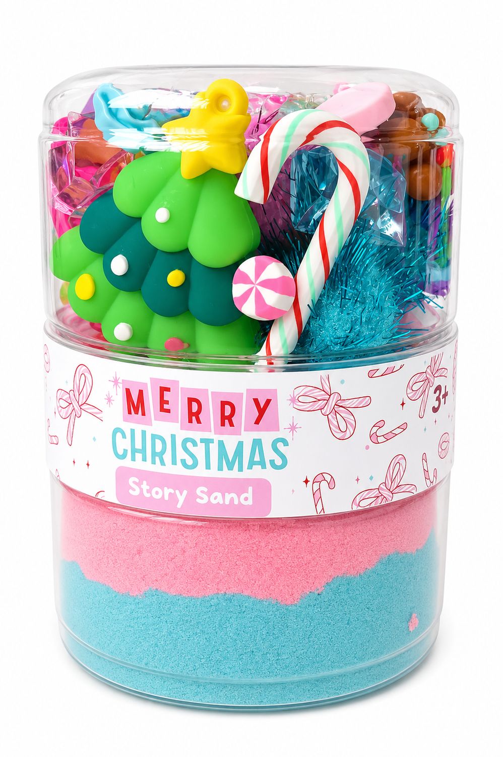Candy Land Christmas Sand Jar