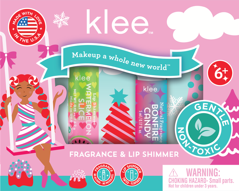 Bonfire Candy - Natural Fragrance Lip Shimmer Set