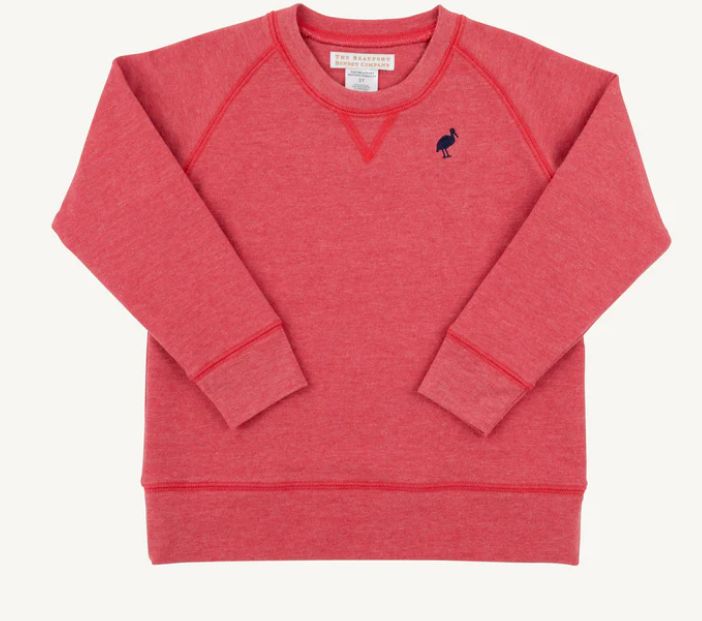 Cassidy Comfy Crewneck-Richmond Red