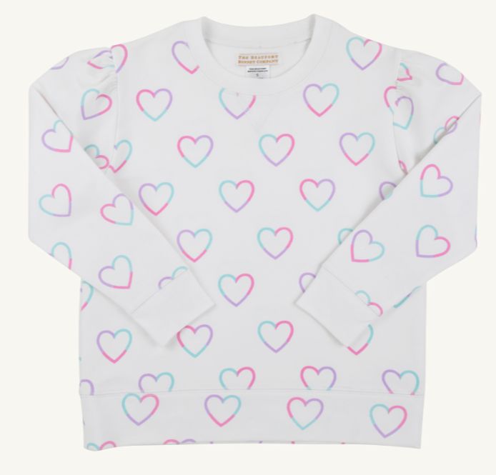 Cassidy Comfy Crewneck- Have a Little Heart