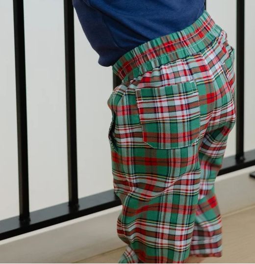 Bailey Boys- Christmas Plaid Trouser