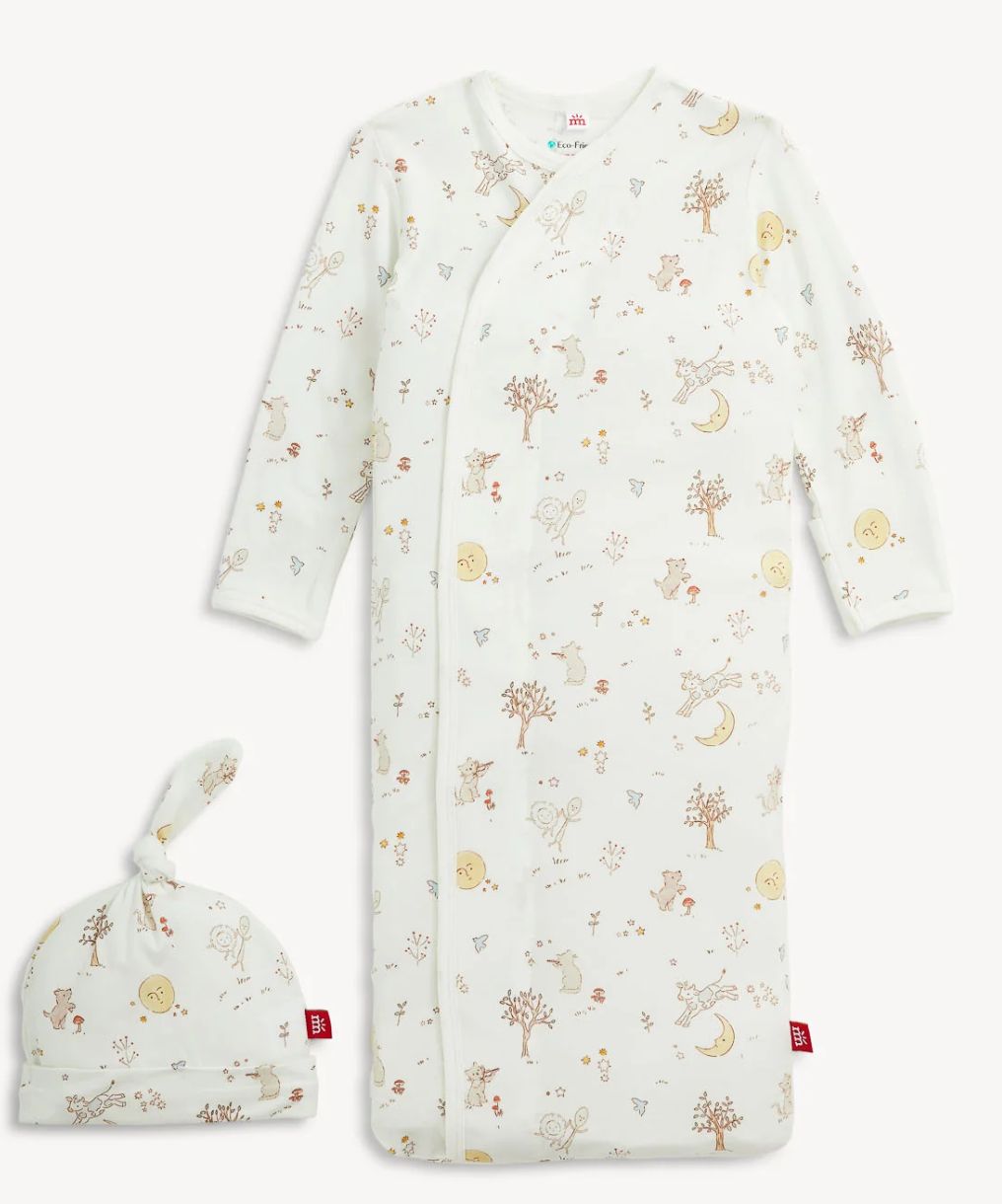 Bedtime Rhymes Modal Gown &amp; Hat Set