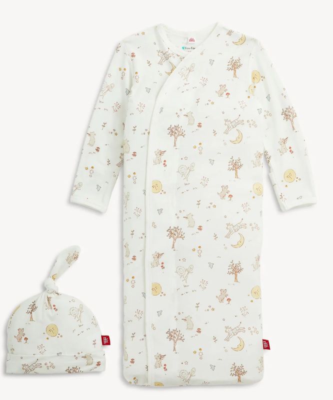 Bedtime Rhymes Modal Gown &amp; Hat Set