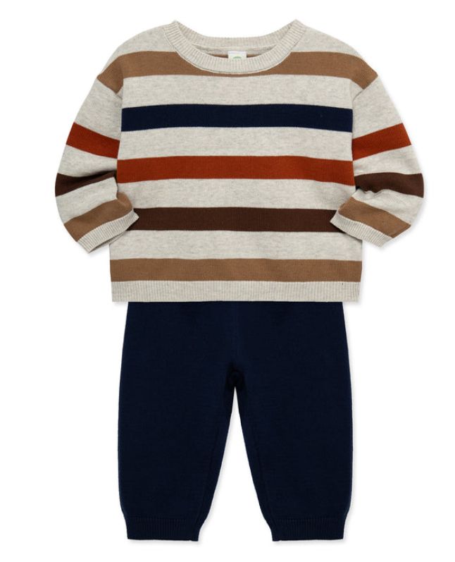 Color Block Boys Sweater Set