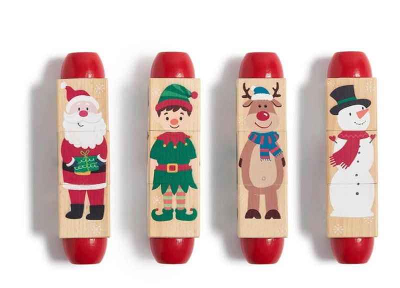 Christmas Wooden Twist Block Puzzle